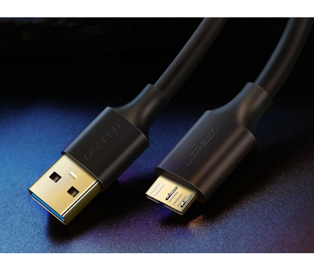 UGREEN Kabel USB 3.0 - micro USB 3.0 	US130 0.5m czarny - 1489107 - zdjęcie 3